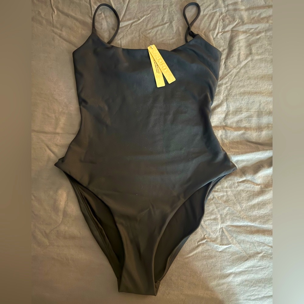 SKIMS Black Women's One Piece Swimsuit